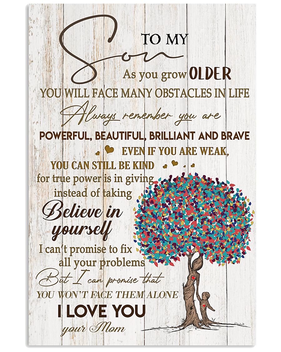 To My Son Poster - Great Gifts For Your Son-A Loves Gift
