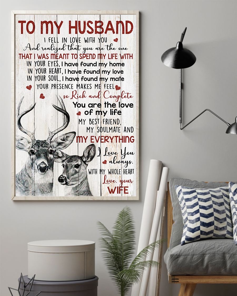Perfect Gifts For Husband - To My Husband Poster-A Loves Gift