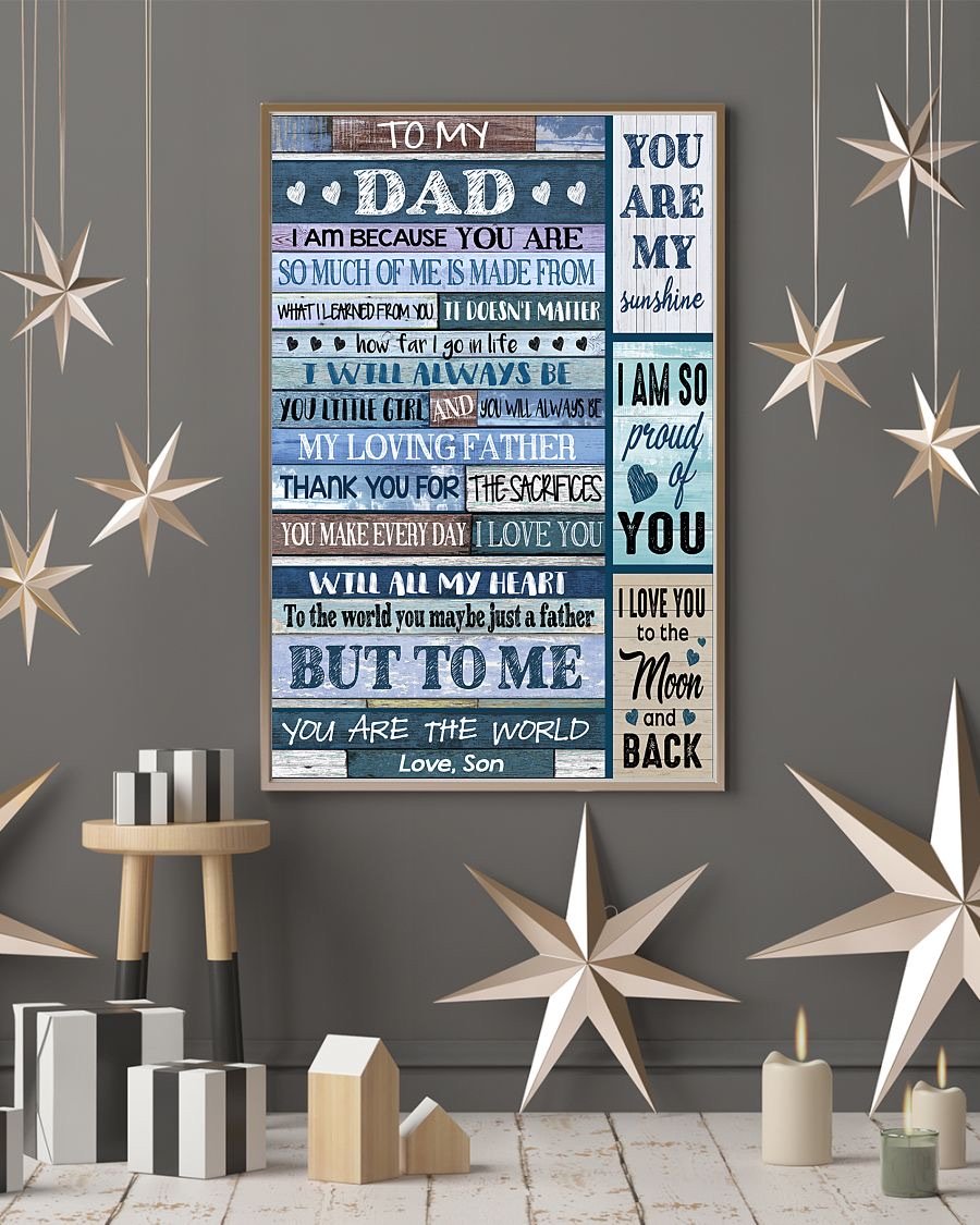 To My Dad Poster-A Loves Gift