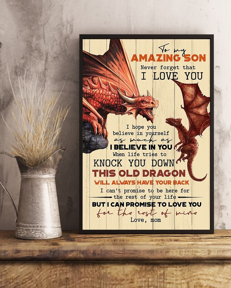 To My Son Poster - Great Gifts For Your Son-A Loves Gift