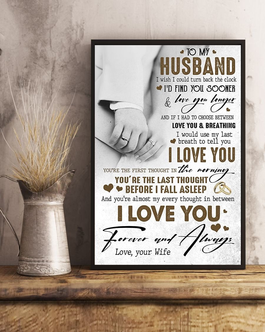 To My Husband  Poster-A Loves Gift