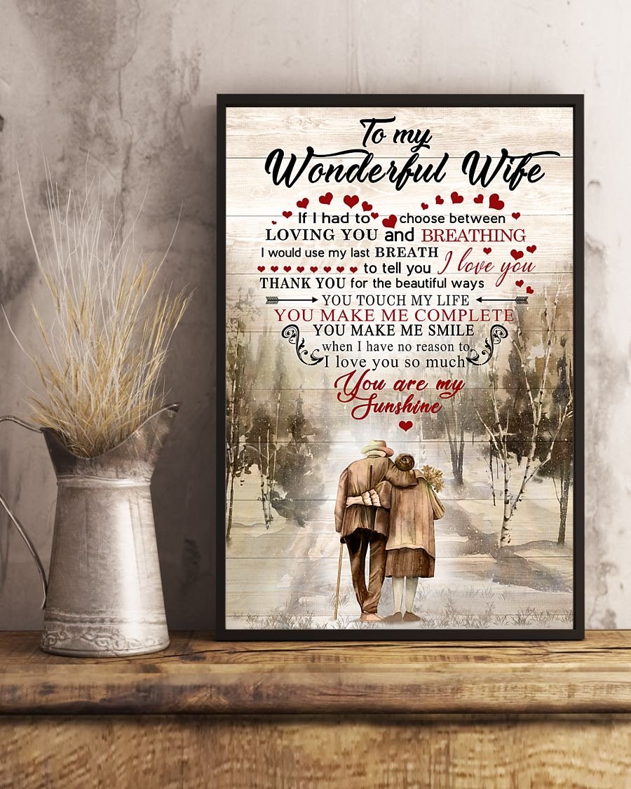 Perfect Gifts For Wife - To My Wife  Poster-A Loves Gift