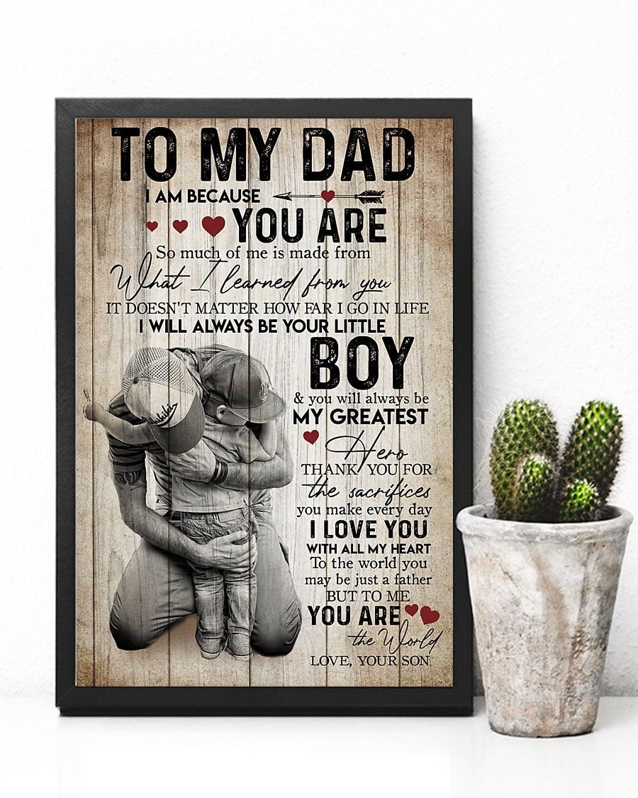 To My Dad Poster-A Loves Gift