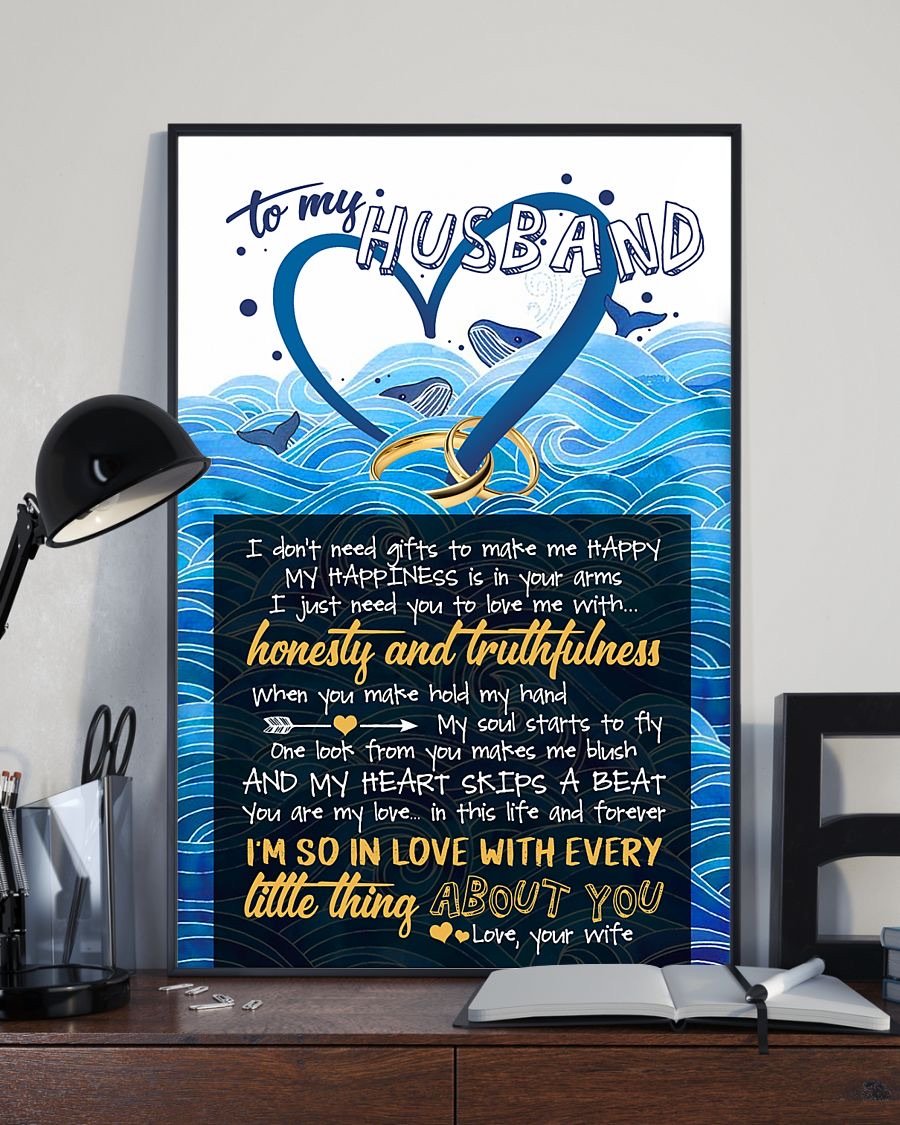 Perfect Gifts For Husband - To My Husband Poster-A Loves Gift