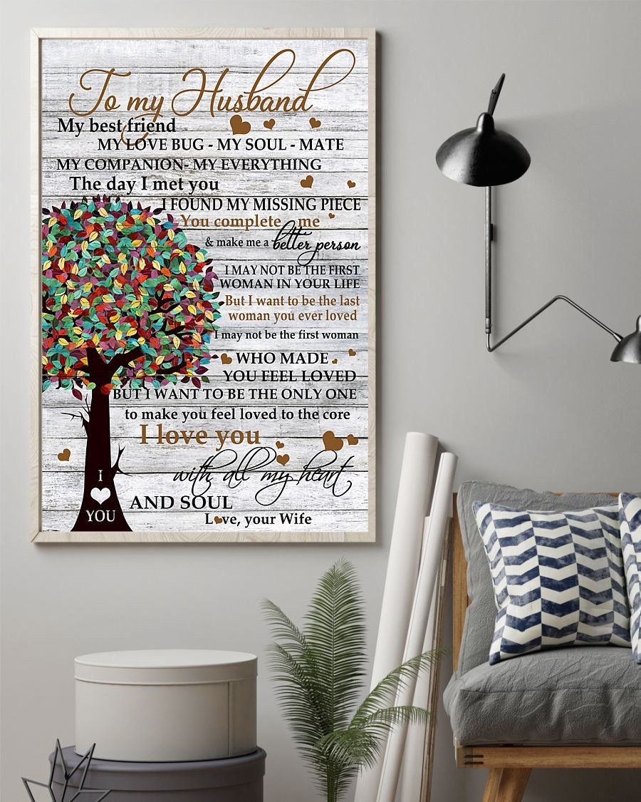 Perfect Gifts For Husband - To My Husband Poster-A Loves Gift