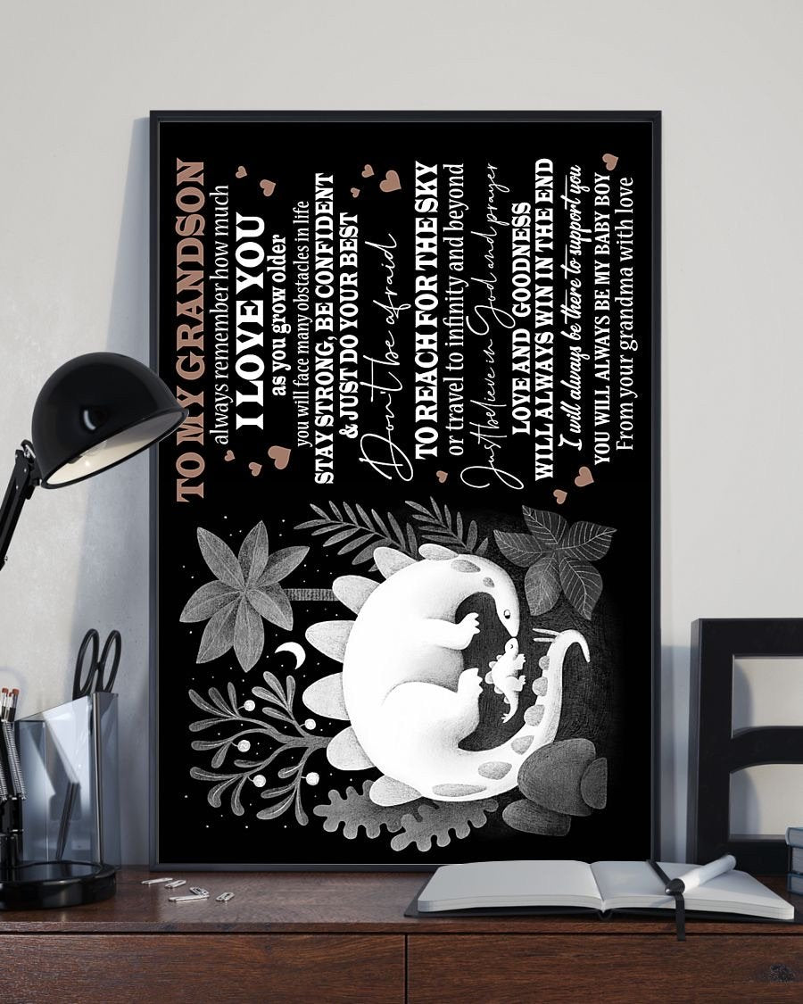To My Grandson Poster-A Loves Gift