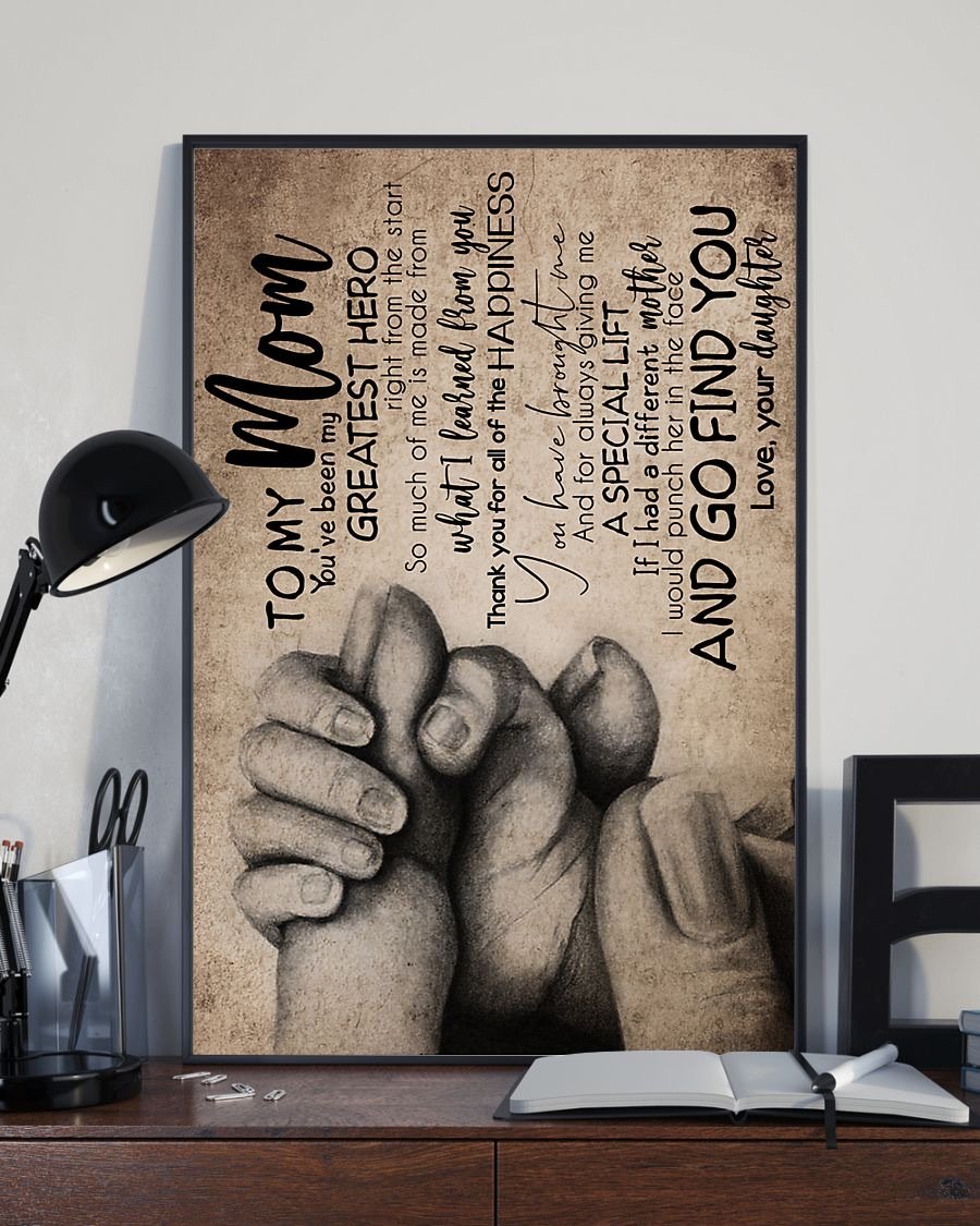 To My Mom Poster-A Loves Gift