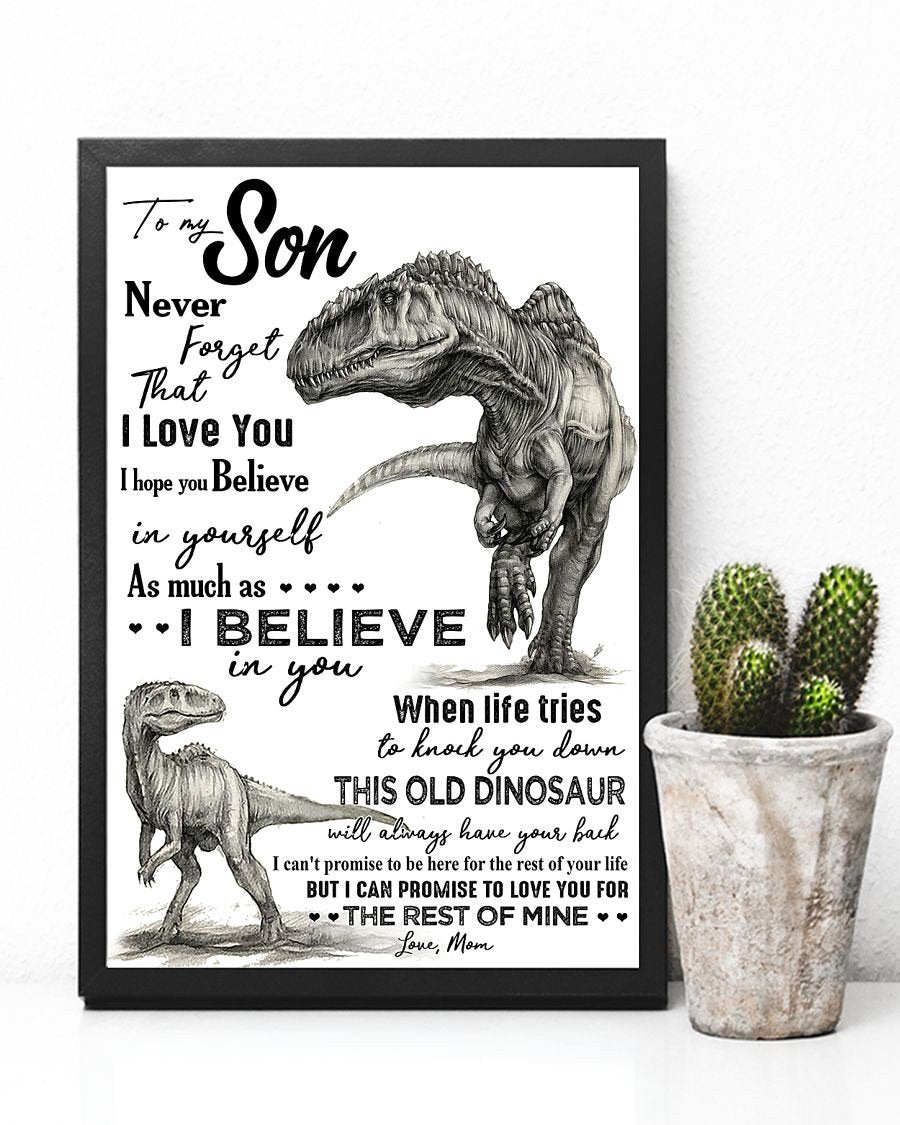 To My Son Poster - Great Gifts For Your Son-A Loves Gift