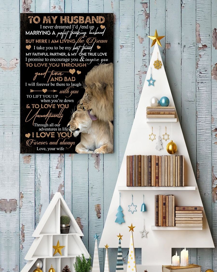 Perfect Gifts For Husband - To My Husband Poster-A Loves Gift