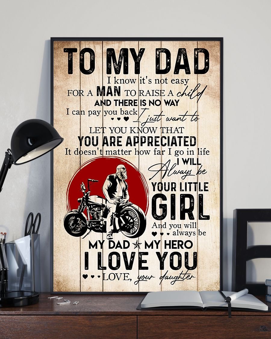 To My Dad Poster-A Loves Gift