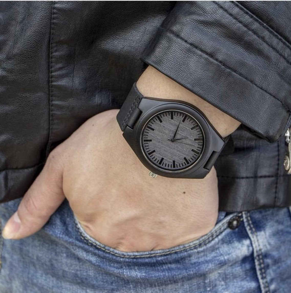 TO MY SON WOODEN WATCH - LOVE MOM/DAD-A Loves Gift