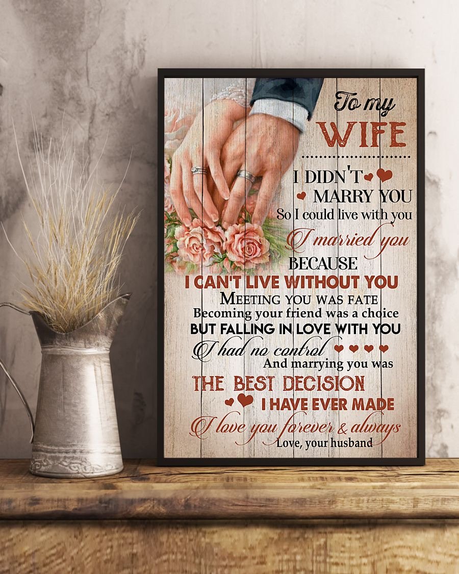 Perfect Gifts For Wife - To My Wife  Poster-A Loves Gift