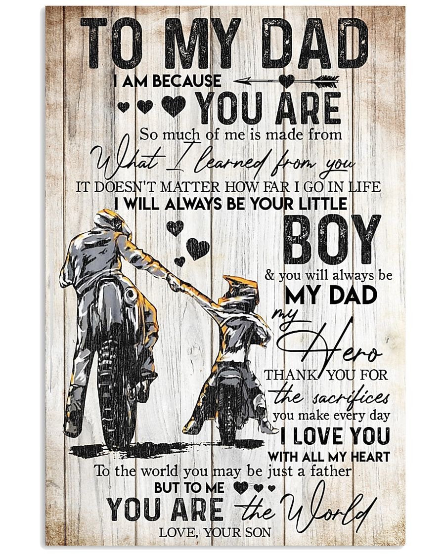 To My Dad Poster-A Loves Gift