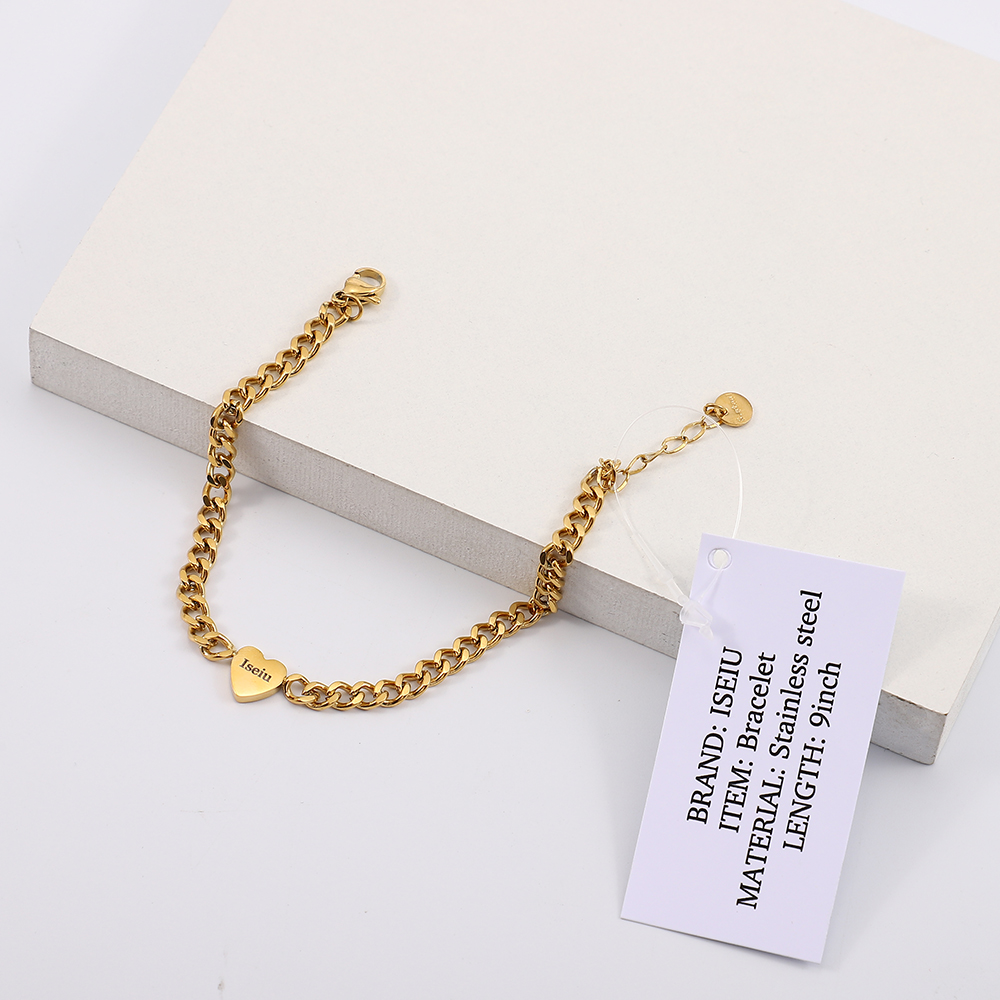 ISEIU Love Stainless Steel Women Bracelet