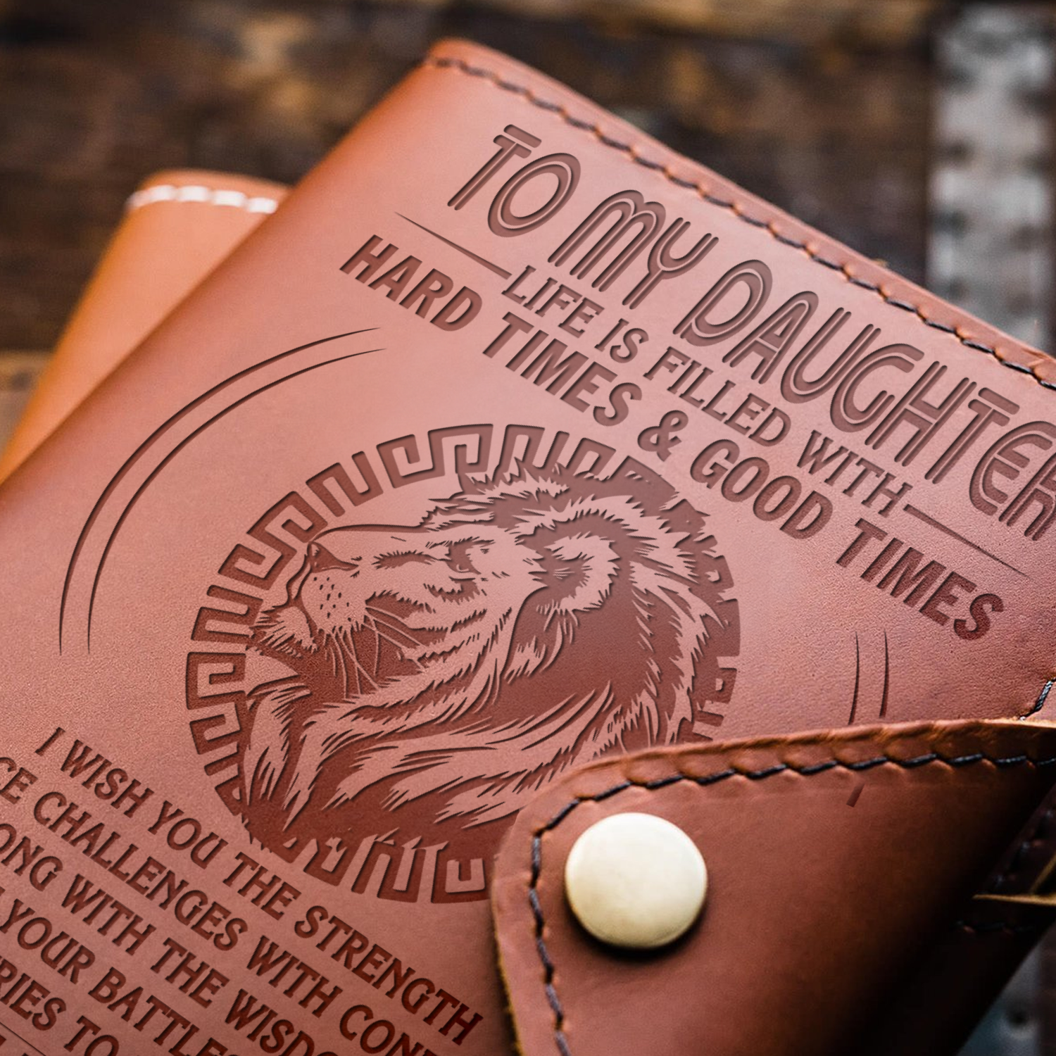 DAUGHTER DAD - HAVE YOUR BACK - JOURNAL COVER-A Loves Gift