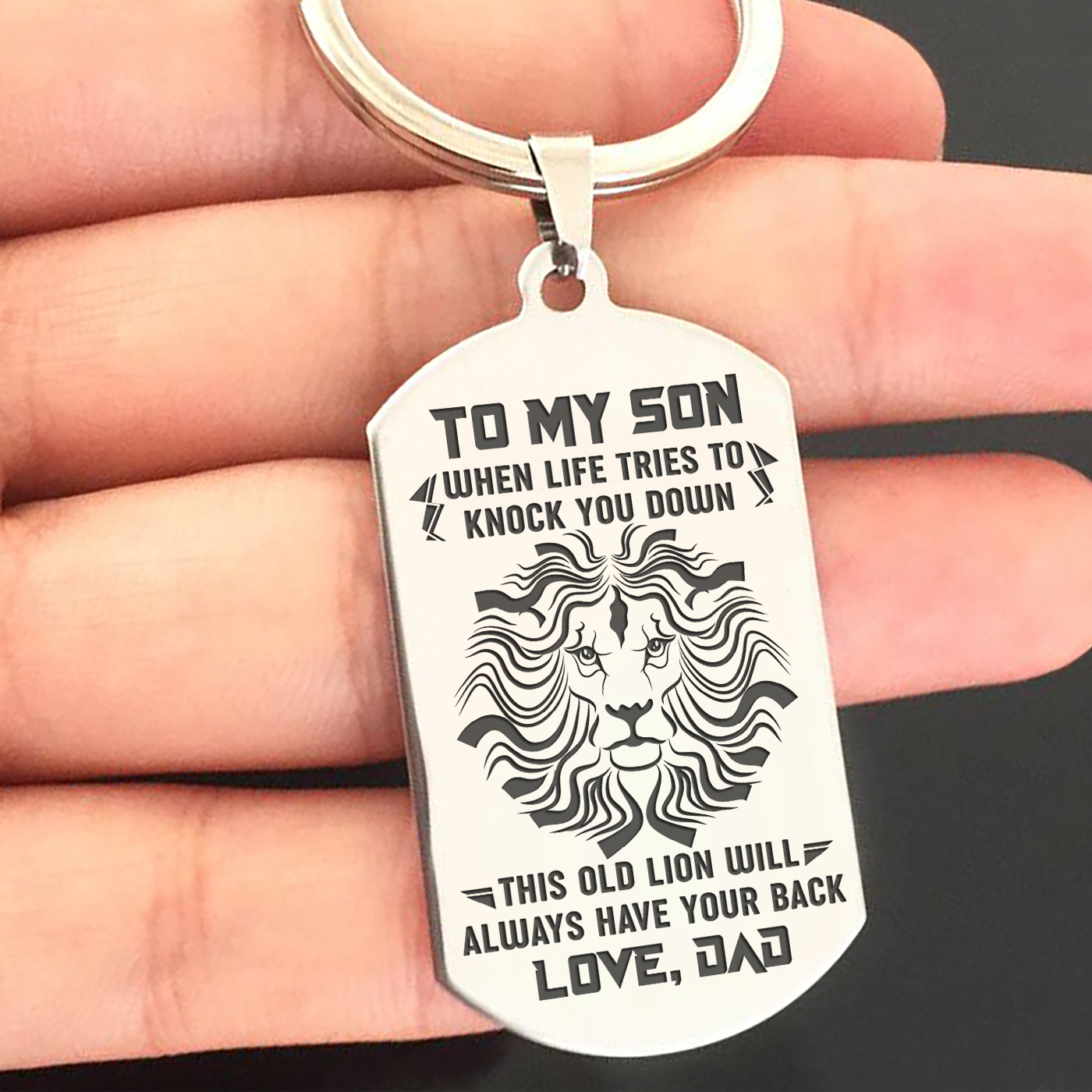 SON DAD - HAVE YOUR BACK - KEY CHAIN 1