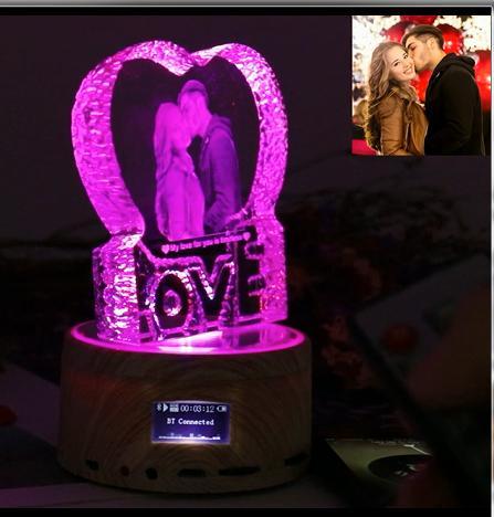 Bluetooth - colorful music lights-A Loves Gift