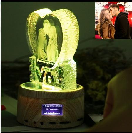 Bluetooth - colorful music lights-A Loves Gift