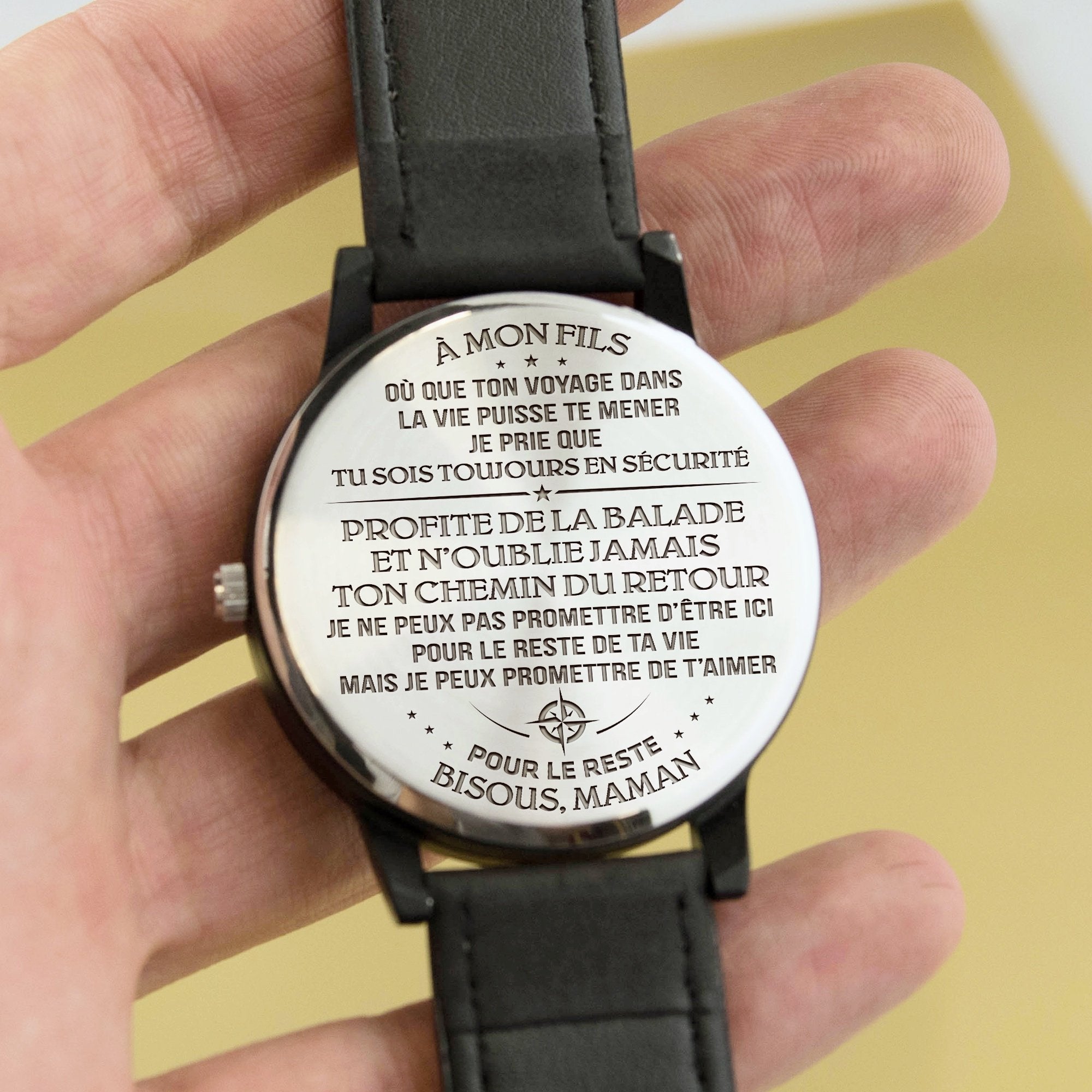 LE FILS À MAMAN - PROFITE DE LA BALADE - BEE WATCH Black Black