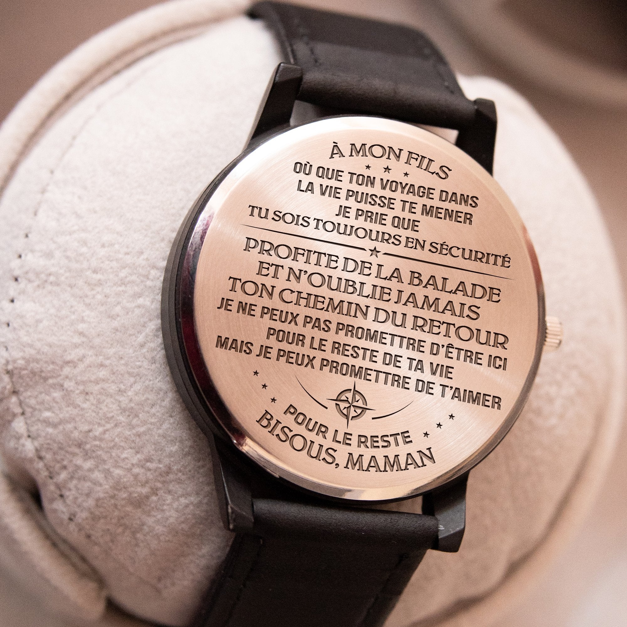 LE FILS À MAMAN - PROFITE DE LA BALADE - BEE WATCH Silver Black