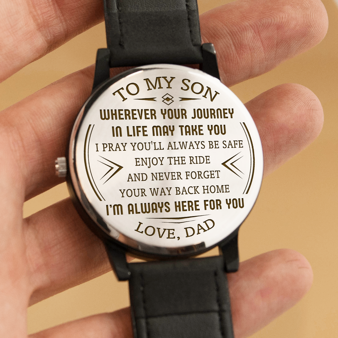SON DAD - ENJOY THE RIDE - BEE WATCH customised design