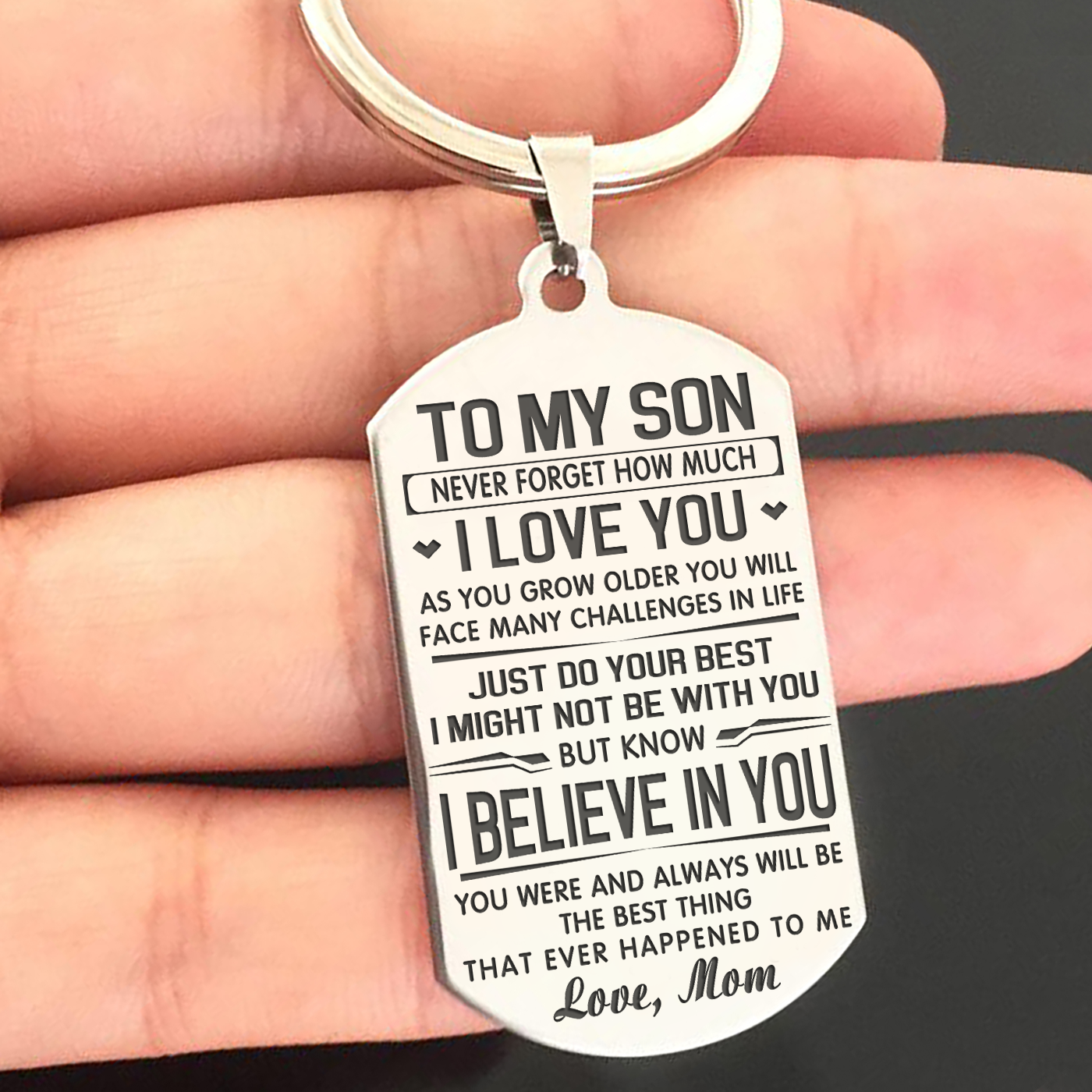 SON MOM - DO YOUR BEST - KEY CHAIN 1