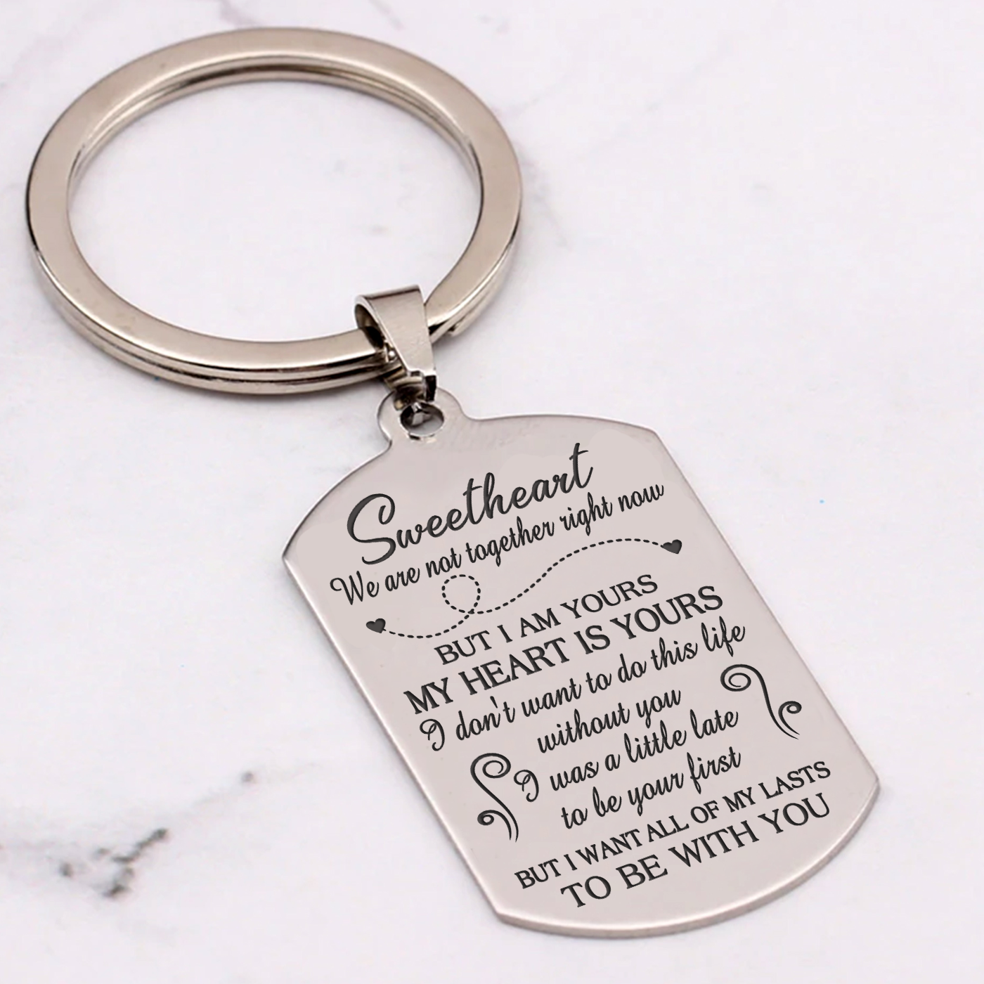 SWEETHEART - I AM YOURS - KEY CHAIN 1-A Loves Gift