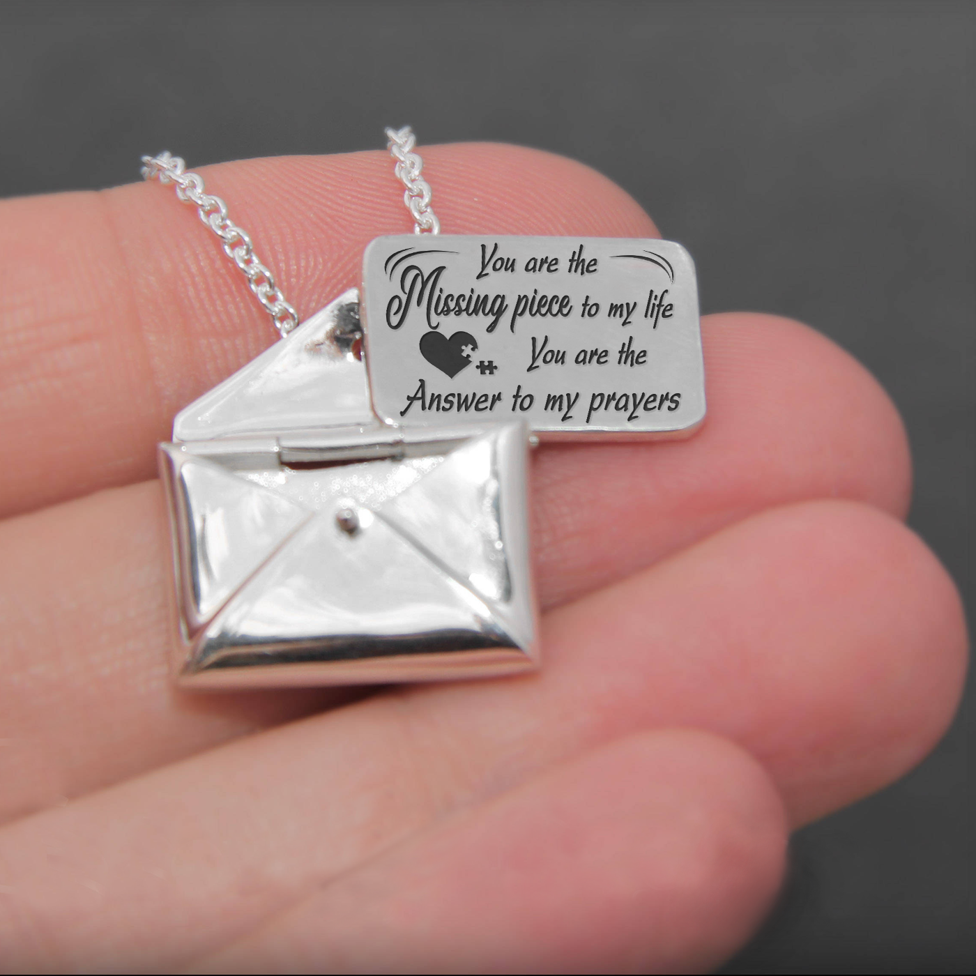 Missing Piece Hidden Envelope Message 