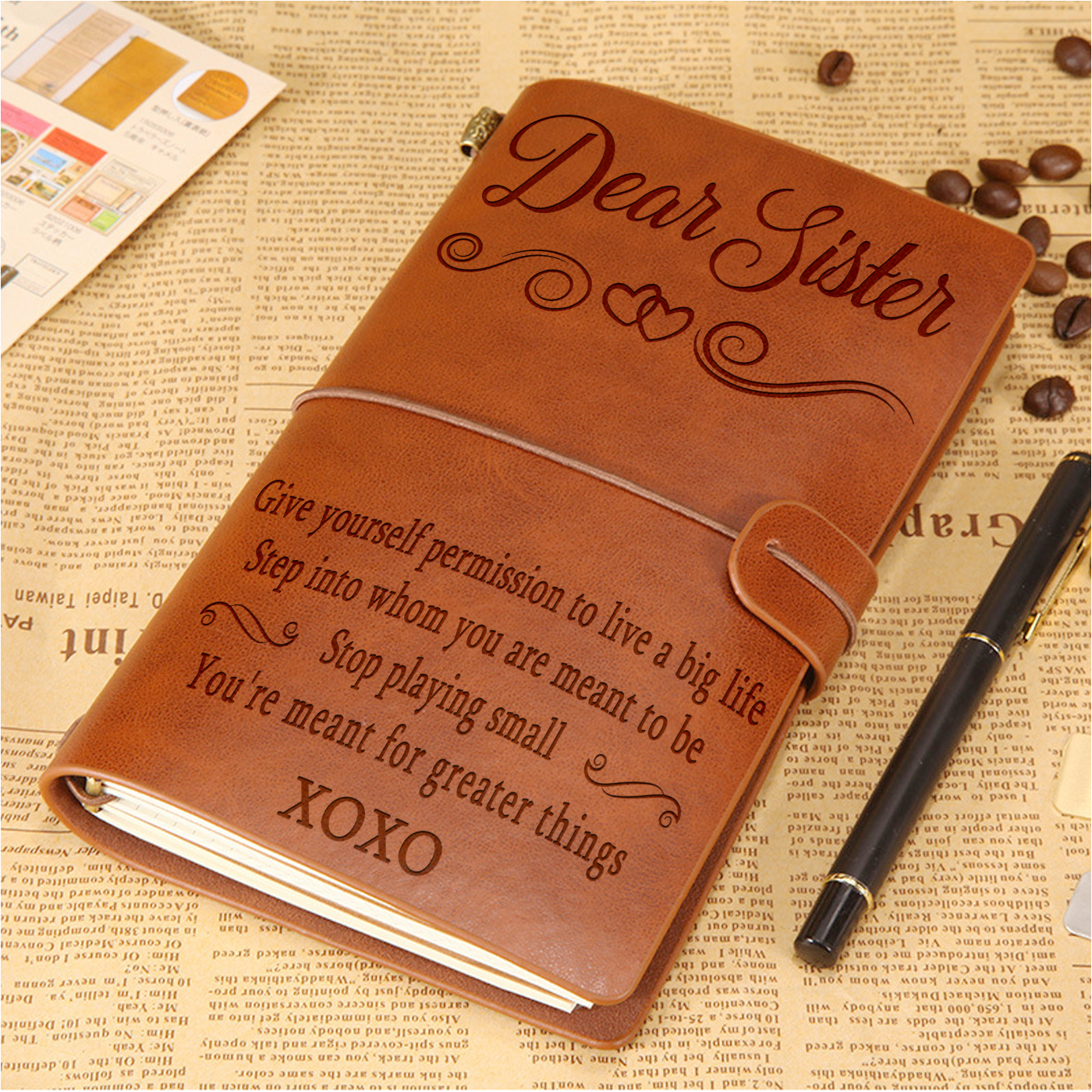 SISTER - GREATER THINGS - VINTAGE JOURNAL 