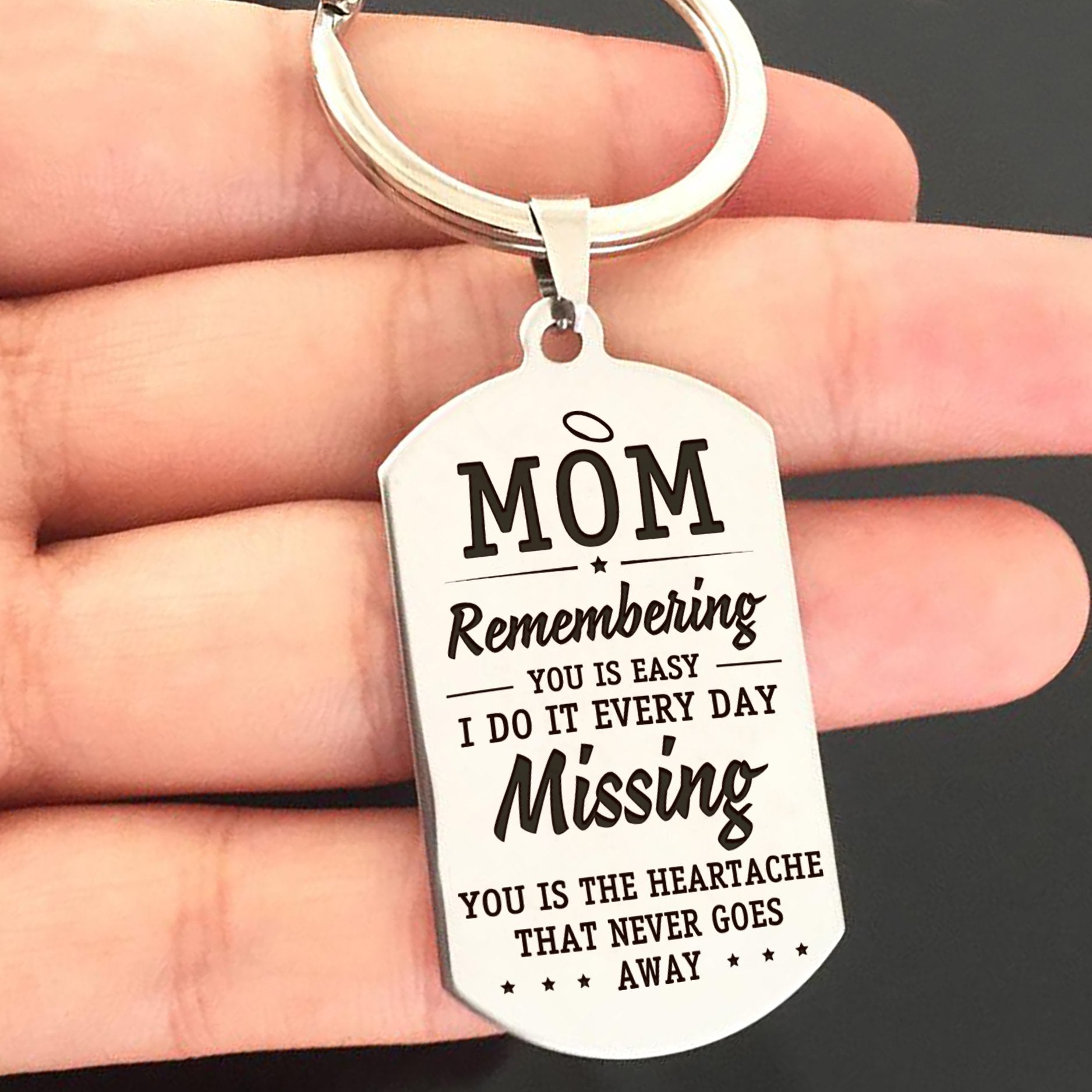 MOM - MISSING YOU - KEY CHAIN 1-A Loves Gift