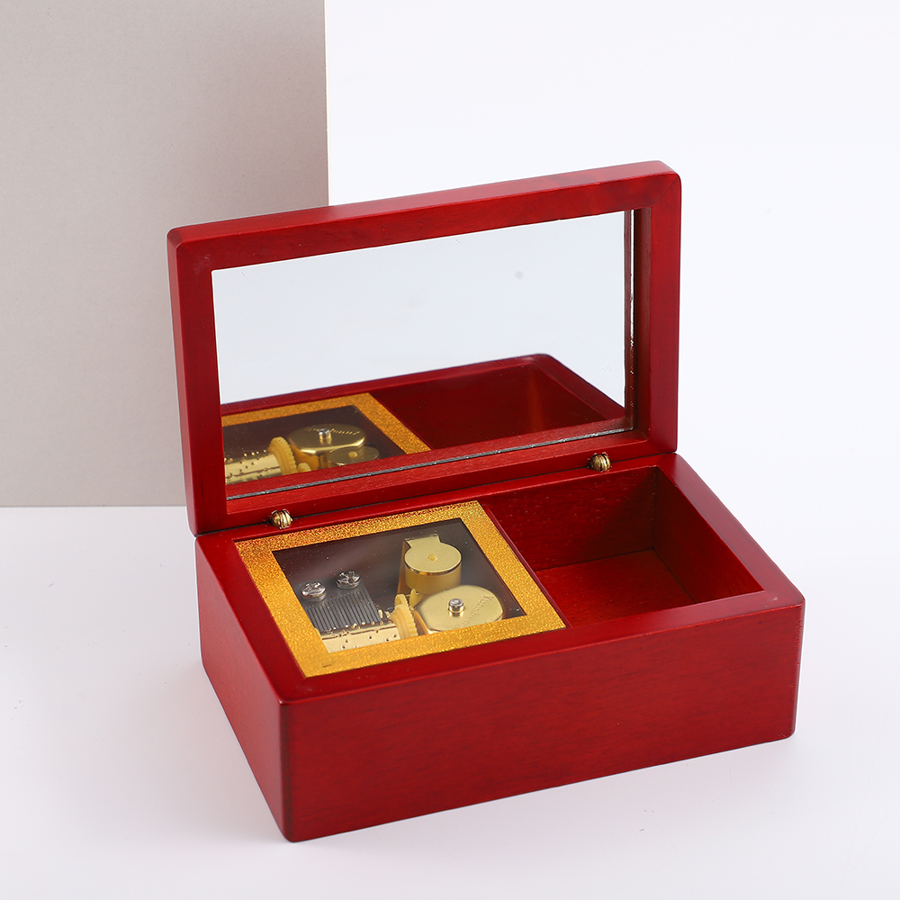 ISEIU Red Musical jewelry boxes gifts