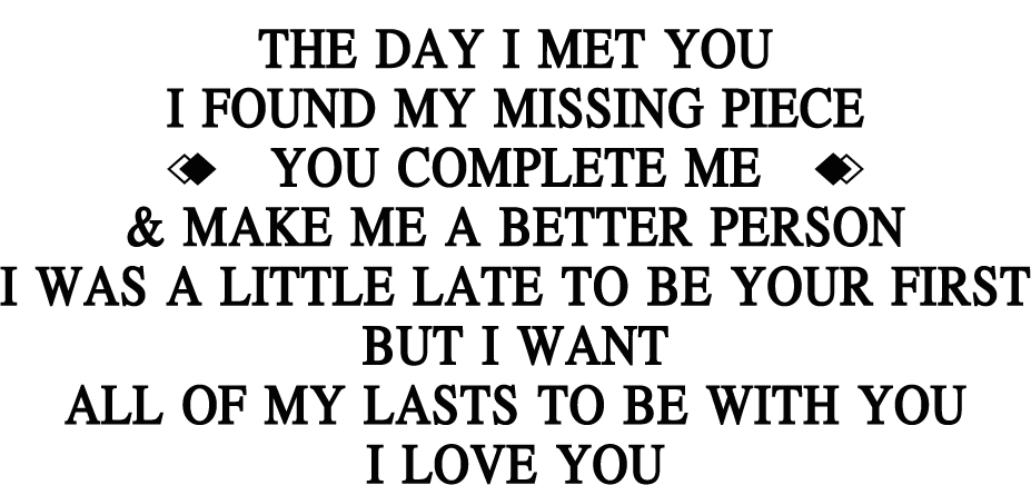 MY MAN - MY MISSING PIECE - VINTAGE JOURNAL-A Loves Gift