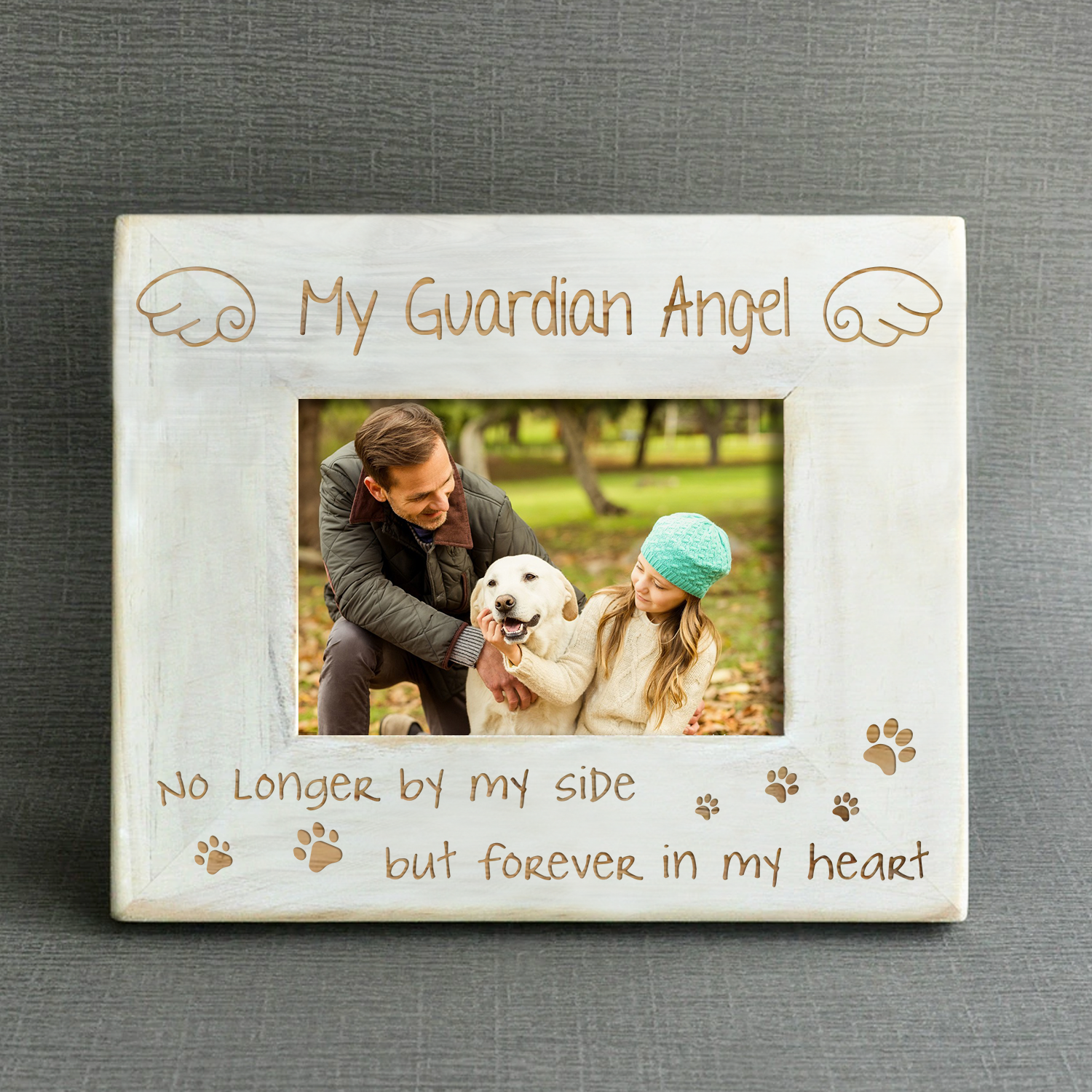MY GUARDIAN ANGEL - PET - WOOD FRAME
