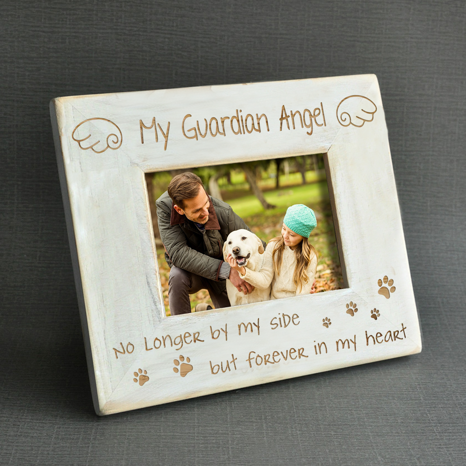 MY GUARDIAN ANGEL - PET - WOOD FRAME 