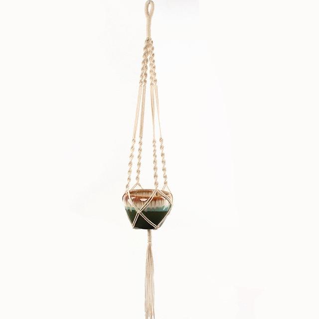 Handmade Macrame Plant Hanger Flower - Hanger For Wall Decoration-A Loves Gift