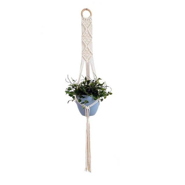 Handmade Macrame Plant Hanger Flower - Hanger For Wall Decoration-A Loves Gift