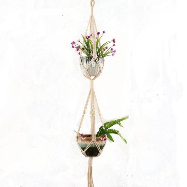 Handmade Macrame Plant Hanger Flower - Hanger For Wall Decoration-A Loves Gift