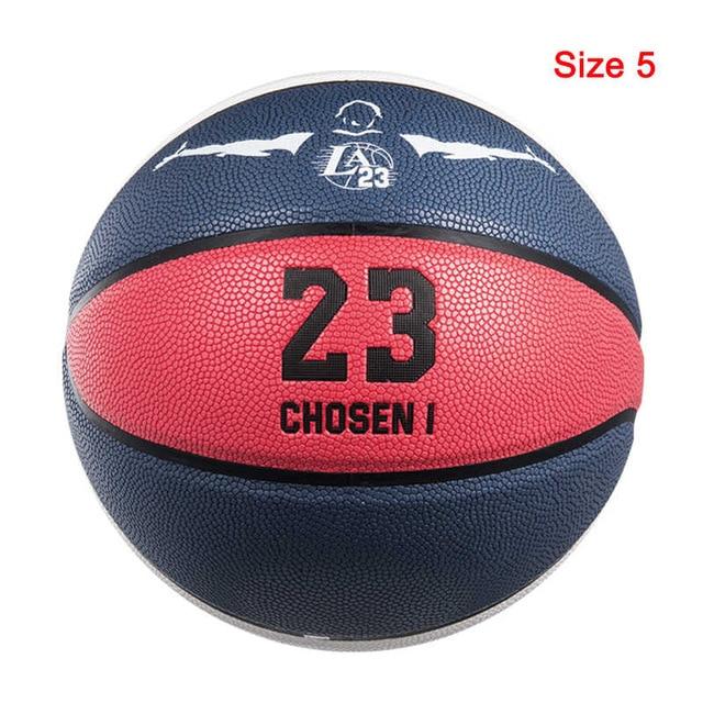 Professional Basketball Ball PU Material Size 7/6/5 Ball Child Training Outdoor Indoor with Free Gift Basketball basketbol topu-A Loves Gift