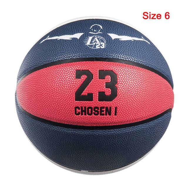 Professional Basketball Ball PU Material Size 7/6/5 Ball Child Training Outdoor Indoor with Free Gift Basketball basketbol topu-A Loves Gift