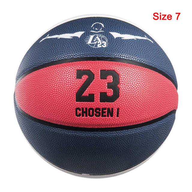 Professional Basketball Ball PU Material Size 7/6/5 Ball Child Training Outdoor Indoor with Free Gift Basketball basketbol topu-A Loves Gift