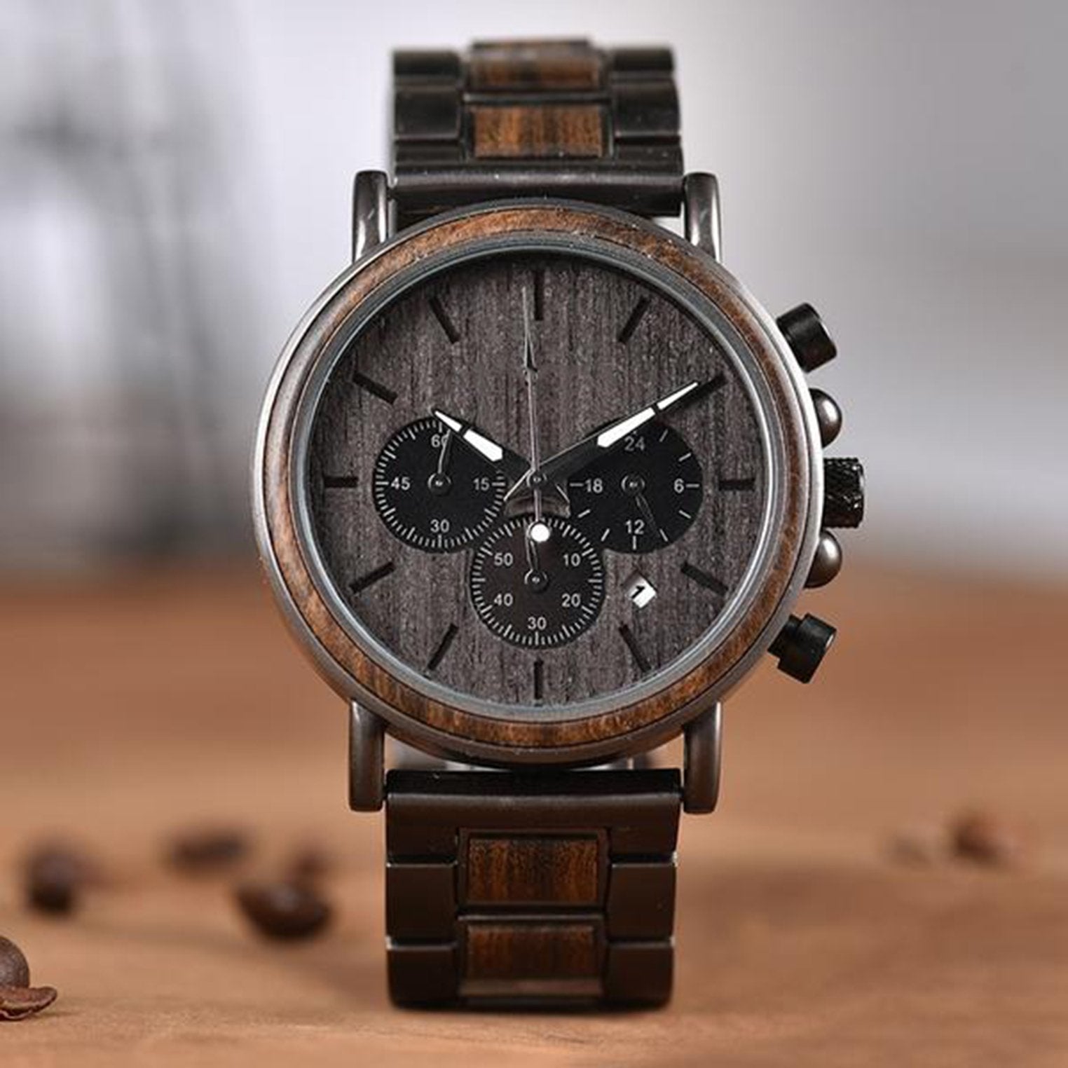 Great Gift For Husband - Engraved Wooden Wristwatches-A Loves Gift