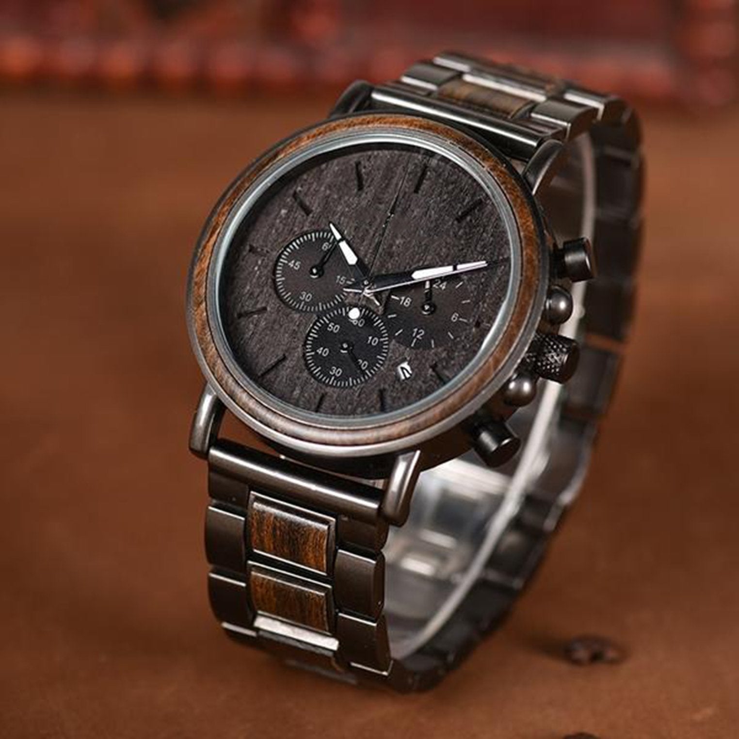 Great Gift For Husband - Engraved Wooden Wristwatches-A Loves Gift