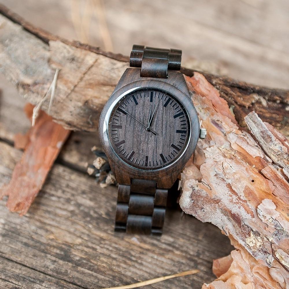 TO MY HUSBAND ENGRAVED WOODEN WATCH-A Loves Gift
