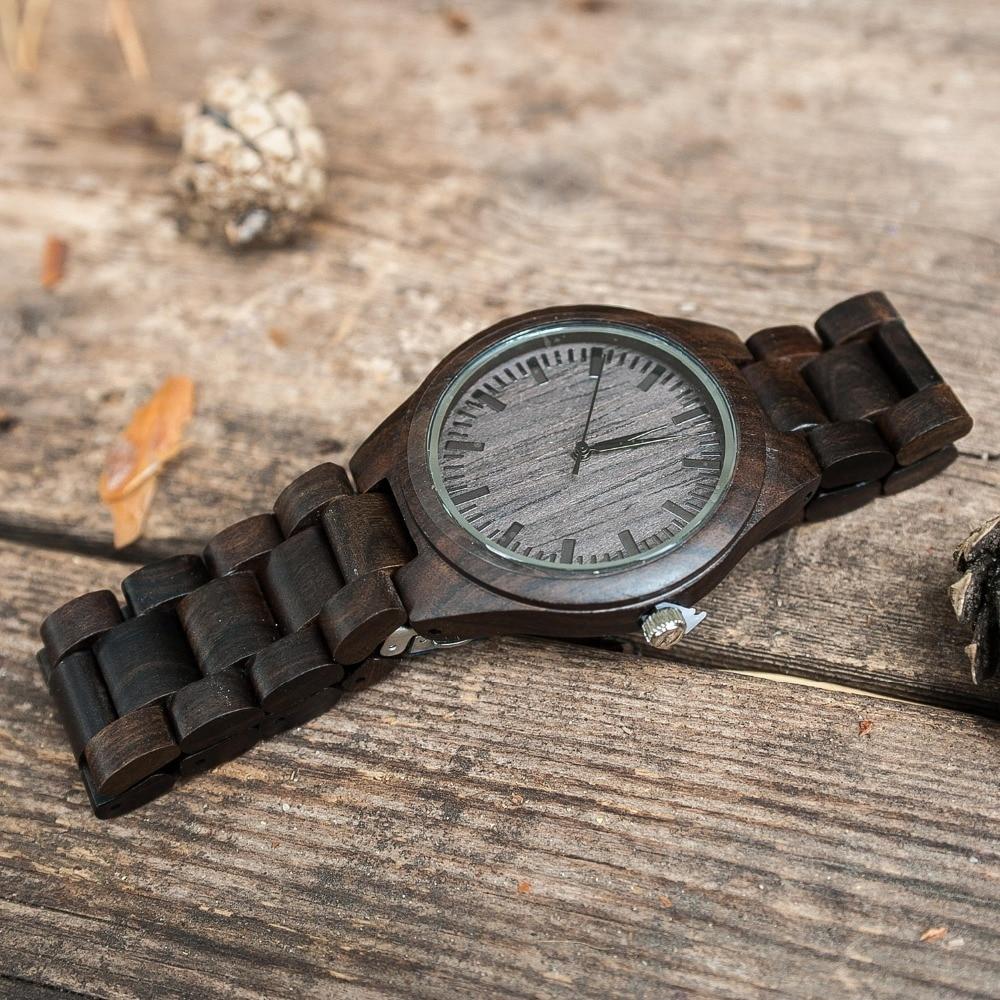 TO MY HUSBAND ENGRAVED WOODEN WATCH-A Loves Gift