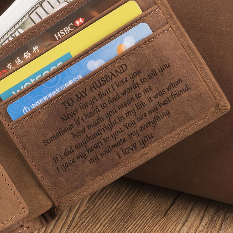 Engraving Watch & Wallet Set - Special Present Gift to My Husband/Boyfriend/Son-A Loves Gift