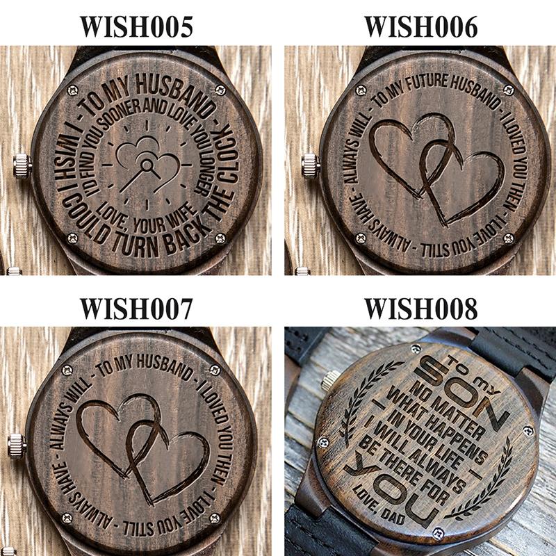 Engraving Watch & Wallet Set - Special Present Gift to My Husband/Boyfriend/Son-A Loves Gift