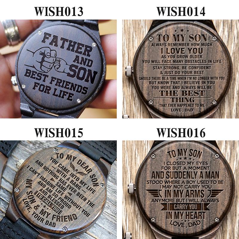 Engraving Watch & Wallet Set - Special Present Gift to My Husband/Boyfriend/Son-A Loves Gift