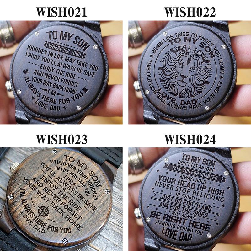 Engraving Watch & Wallet Set - Special Present Gift to My Husband/Boyfriend/Son-A Loves Gift