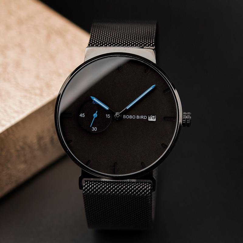 Personalized Men Stainless Steel Quartz Watches Gifts for Men-A Loves Gift