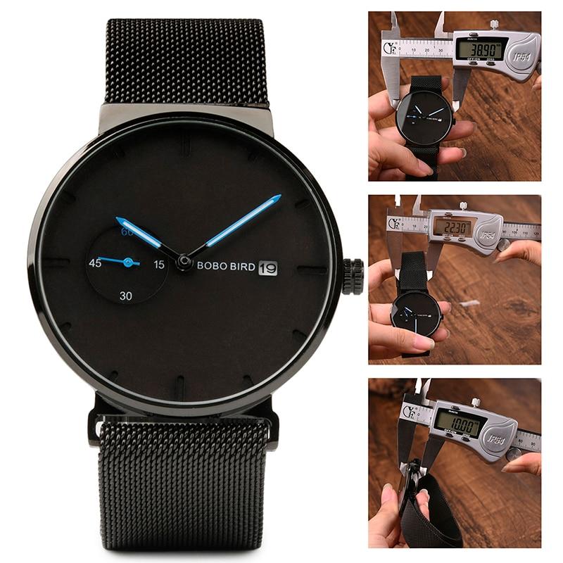 Personalized Men Stainless Steel Quartz Watches Gifts for Men-A Loves Gift